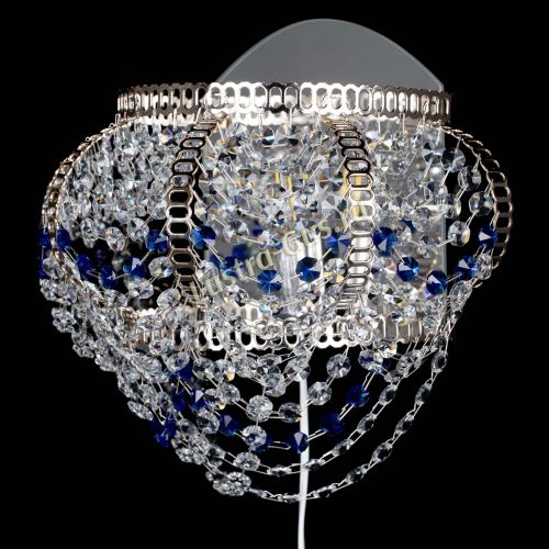 Бра Альфа №1 синяя в Химках Гусь Хрустальный