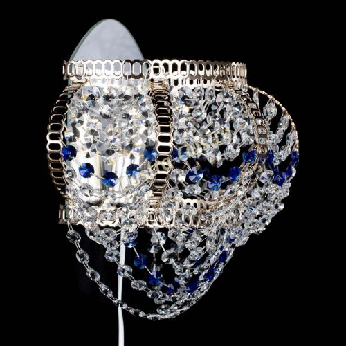 Бра Альфа №1 синяя в Химках Гусь Хрустальный