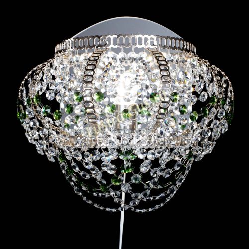 Бра Альфа №1 зеленая в Химках Гусь Хрустальный