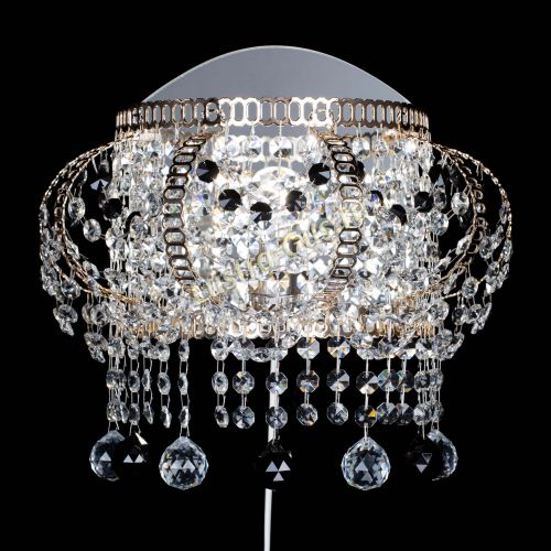 Бра Альфа №2 черная в Химках Гусь Хрустальный