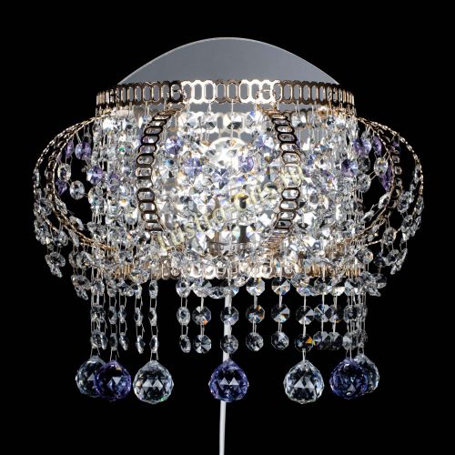 Бра Альфа №2 фиолетовая в Химках Гусь Хрустальный