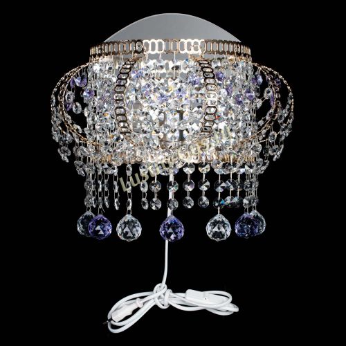 Бра Альфа №2 фиолетовая в Химках Гусь Хрустальный