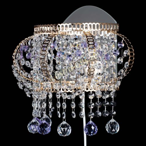 Бра Альфа №2 фиолетовая в Химках Гусь Хрустальный