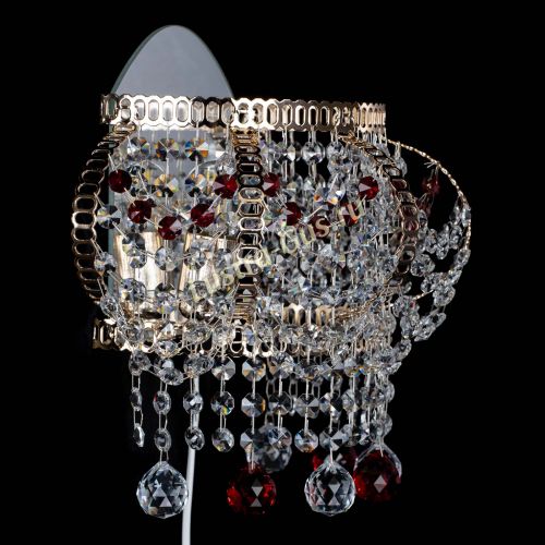 Бра Альфа №2 красная в Химках Гусь Хрустальный