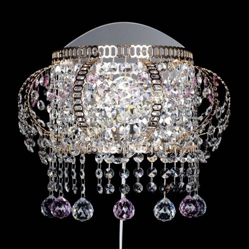 Бра Альфа №2 розовая в Химках Гусь Хрустальный