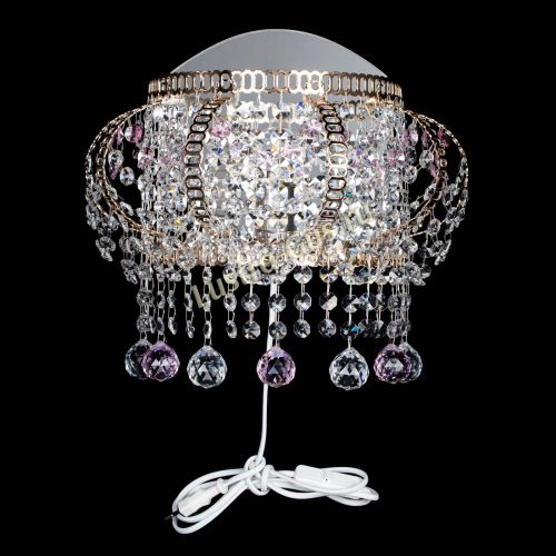 Бра Альфа №2 розовая в Химках Гусь Хрустальный