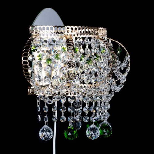 Бра Альфа №2 зеленая в Химках Гусь Хрустальный