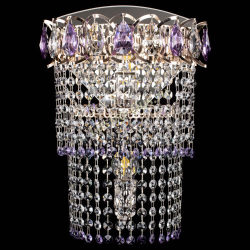 Бра Астра №2 оптикон фиолетовая в Химках Гусь Хрустальный