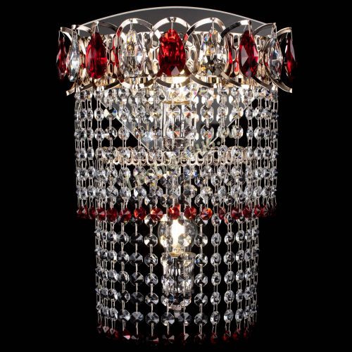 Бра Астра №2 оптикон красная в Химках Гусь Хрустальный