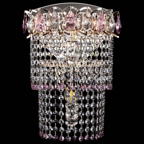 Бра Астра №2 оптикон розовая в Химках Гусь Хрустальный