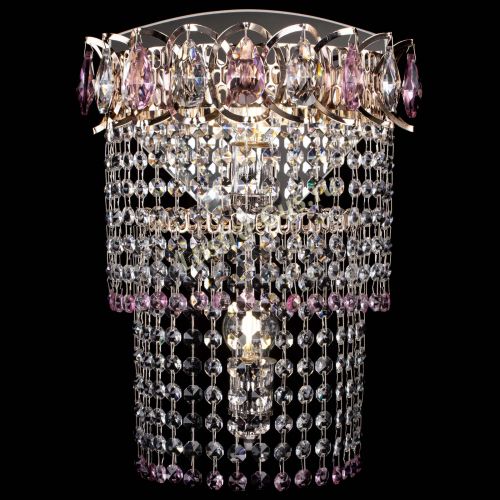 Бра Астра №2 оптикон розовая в Химках Гусь Хрустальный