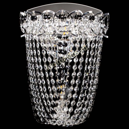 Бра Астра ажур №2 черная в Химках Гусь Хрустальный