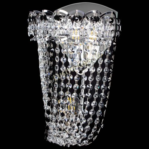 Бра Астра ажур №2 черная в Химках Гусь Хрустальный