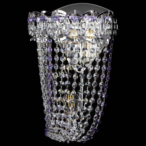 Бра Астра ажур №2 фиолетовая в Химках Гусь Хрустальный