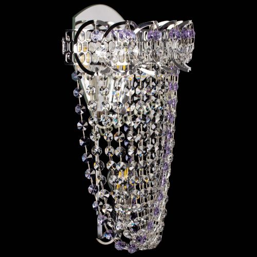 Бра Астра ажур №2 фиолетовая в Химках Гусь Хрустальный