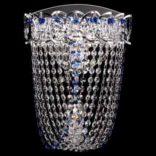 Бра Астра ажур №2 синяя в Химках Гусь Хрустальный