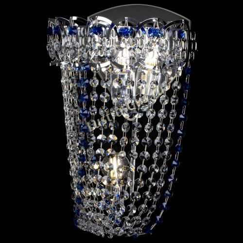 Бра Астра ажур №2 синяя в Химках Гусь Хрустальный