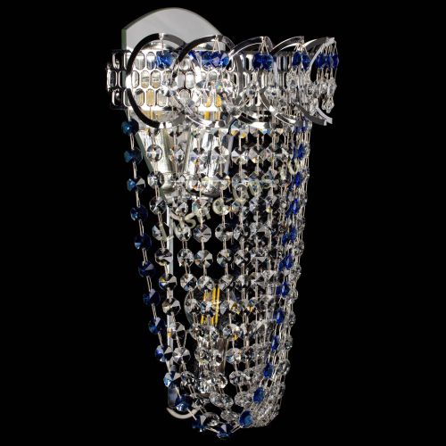 Бра Астра ажур №2 синяя в Химках Гусь Хрустальный