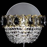 Бра Астра ажур под бронзу черная в Химках