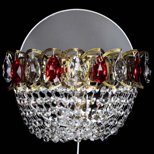 Бра Астра ажур под бронзу красная в Химках Бра Астра ажур под бронзу красная в Химках