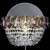 Бра Астра ажур под бронзу розовая в Химках