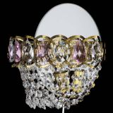 Бра Астра ажур под бронзу розовая в Химках