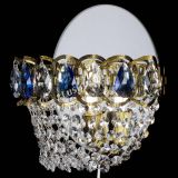 Бра Астра ажур под бронзу синяя в Химках