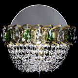 Бра Астра ажур под бронзу зеленая в Химках