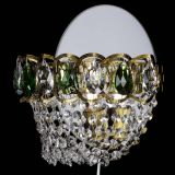 Бра Астра ажур под бронзу зеленая в Химках