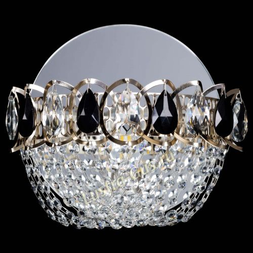 Бра Астра ажур черная в Химках Гусь Хрустальный