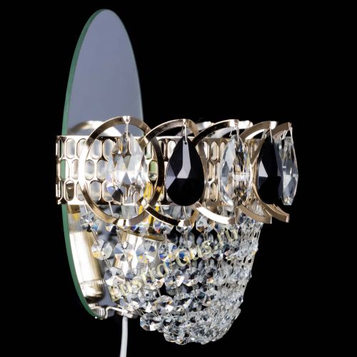 Бра Астра ажур черная в Химках Гусь Хрустальный