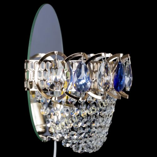 Бра Астра ажур синяя в Химках Гусь Хрустальный