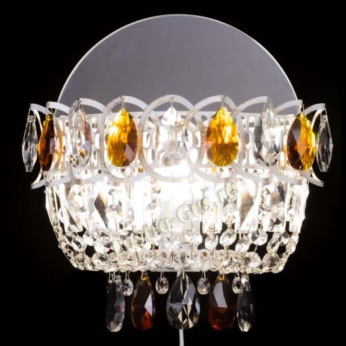 Бра Астра Чайная белая в Химках Гусь Хрустальный