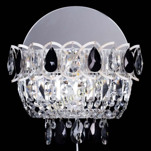 Бра Астра Черная белая в Химках Гусь Хрустальный