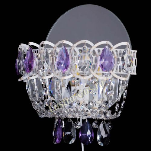 Бра Астра Фиолетовая белая в Химках Гусь Хрустальный