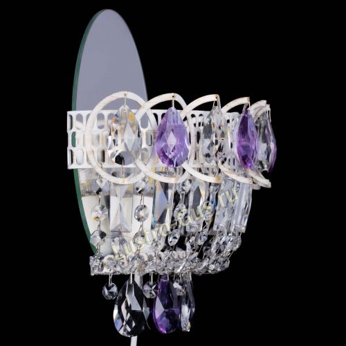 Бра Астра Фиолетовая белая в Химках Гусь Хрустальный