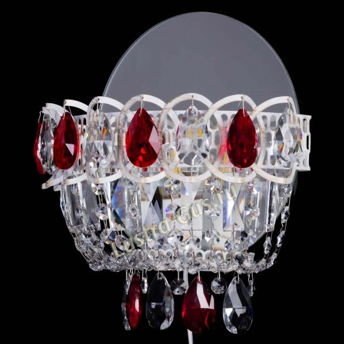 Бра Астра Красная белая  в Химках Гусь Хрустальный