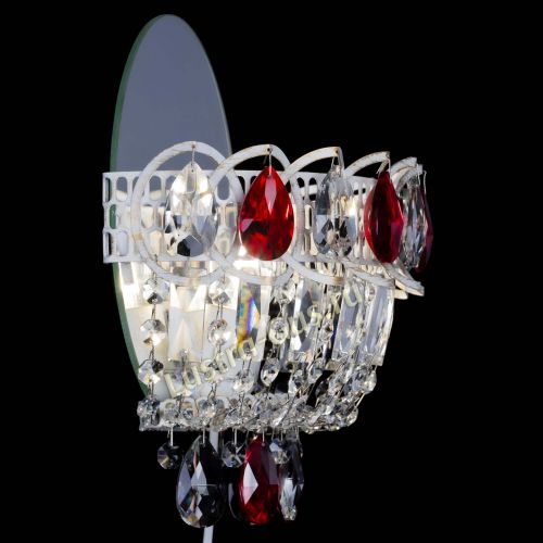 Бра Астра Красная белая  в Химках Гусь Хрустальный