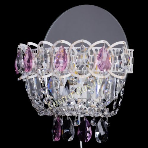 Бра Астра Розовая белая в Химках Гусь Хрустальный