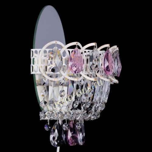 Бра Астра Розовая белая в Химках Гусь Хрустальный