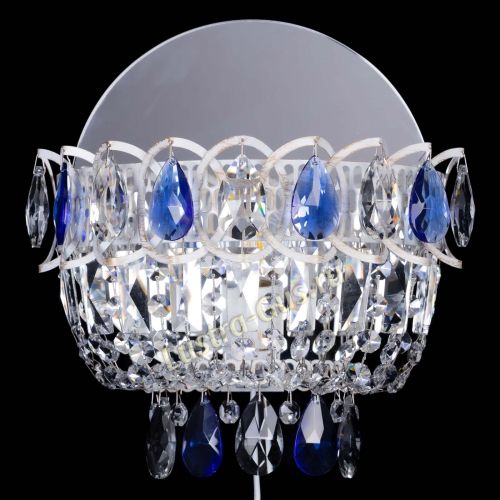 Бра Астра Синяя белая в Химках Гусь Хрустальный