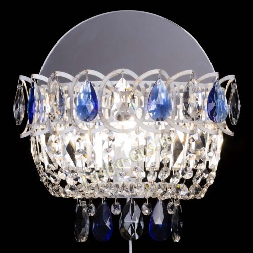 Бра Астра Синяя белая в Химках Гусь Хрустальный