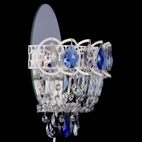 Бра Астра Синяя белая в Химках Гусь Хрустальный