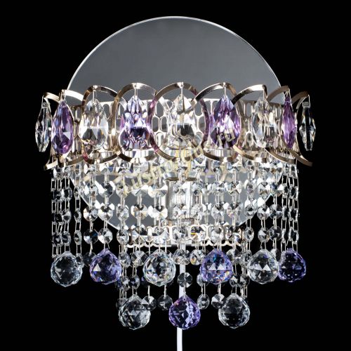 Бра Астра Капель шар 30 Фиолетовая в Химках Гусь Хрустальный