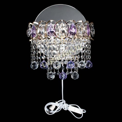 Бра Астра Капель шар 30 Фиолетовая в Химках Гусь Хрустальный