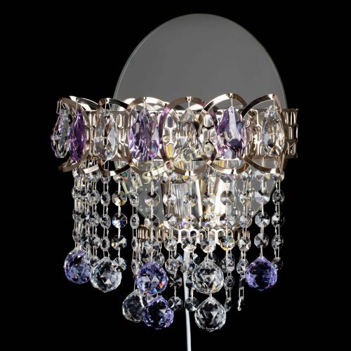 Бра Астра Капель шар 30 Фиолетовая в Химках Гусь Хрустальный