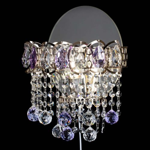 Бра Астра Капель шар 30 Фиолетовая в Химках Гусь Хрустальный