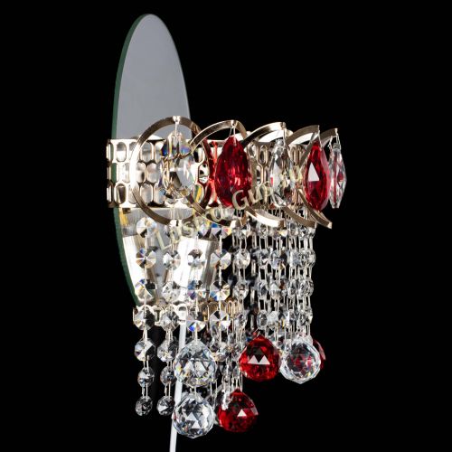 Бра Астра Капель шар 30 Красная в Химках Гусь Хрустальный