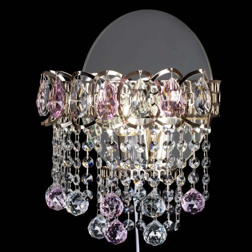 Бра Астра Капель шар 30 Розовая в Химках Гусь Хрустальный