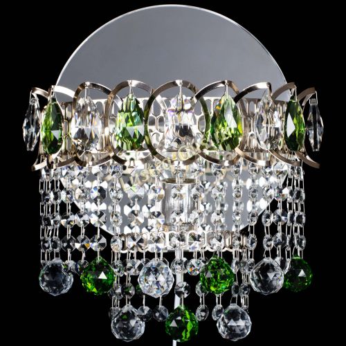 Бра Астра Капель шар 30 Зеленая в Химках Гусь Хрустальный